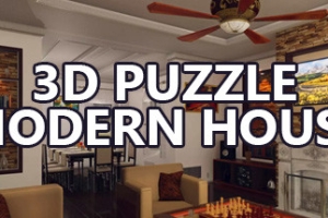 3D拼图：现代住宅/3D PUZZLE – Modern House