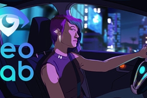 霓虹下的出租车/Neo Cab